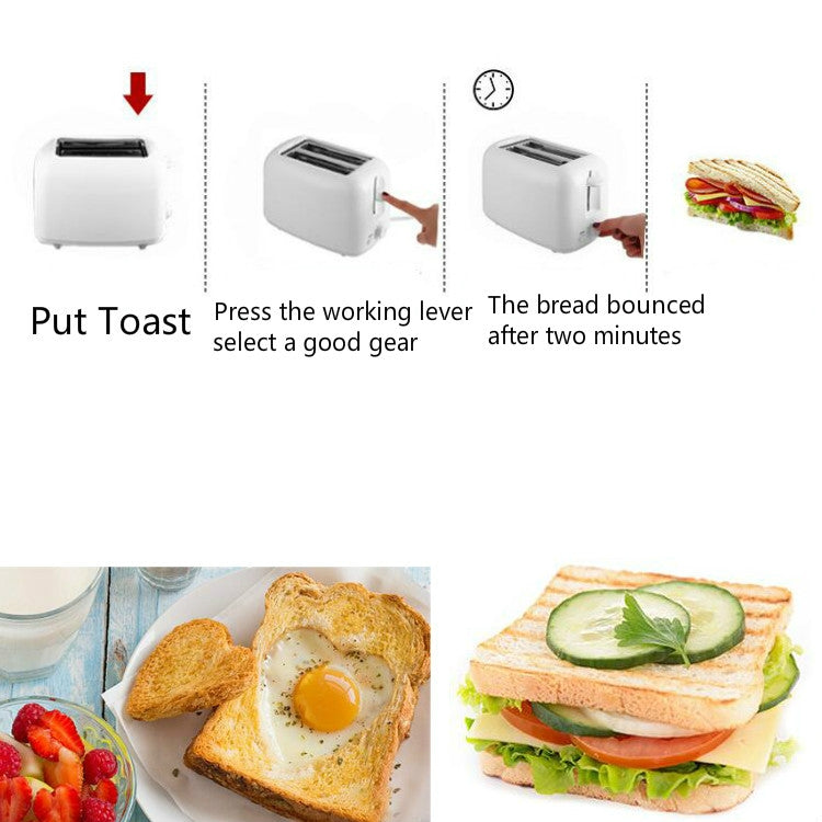 Toaster Home Sandwich Breakfast Machine Automatic Breakfast Toaster, EU Plug - free shipping - PMC TechLife - Order now!