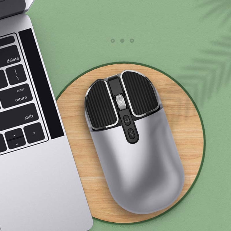 M203 2.4Ghz 5 Buttons 1600DPI Wireless Optical Mouse Computer Notebook Office Home Silent Mouse, Style:2.4G(Silver) - Wireless Mice by PMC Jewellery | Online Shopping South Africa | PMC Jewellery | Buy Now Pay Later Mobicred