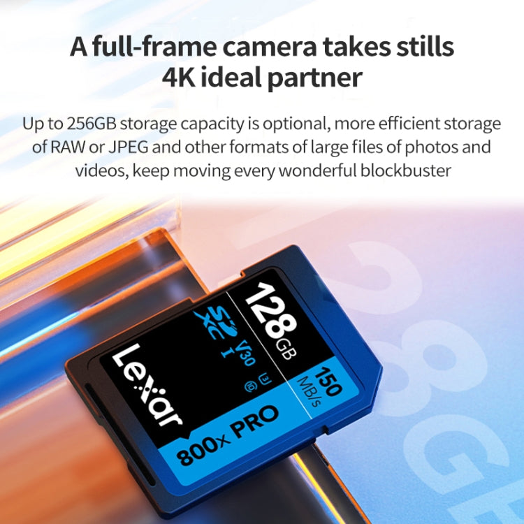 Lexar SD-800X Pro High Speed SD Card SLR Camera Memory Card, Capacity: 32GB - SD Card by Lexar | Online Shopping South Africa | PMC Jewellery | Buy Now Pay Later Mobicred