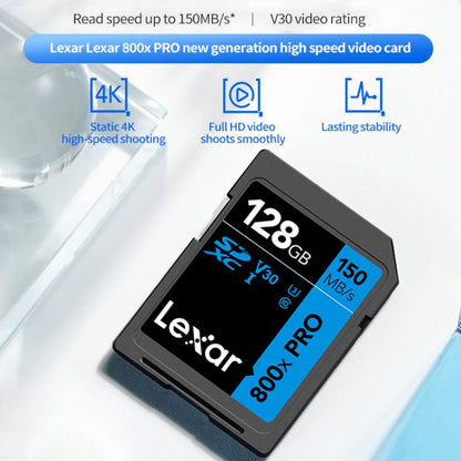 Lexar SD-800X Pro High Speed SD Card SLR Camera Memory Card, Capacity: 256GB - SD Card by Lexar | Online Shopping South Africa | PMC Jewellery | Buy Now Pay Later Mobicred