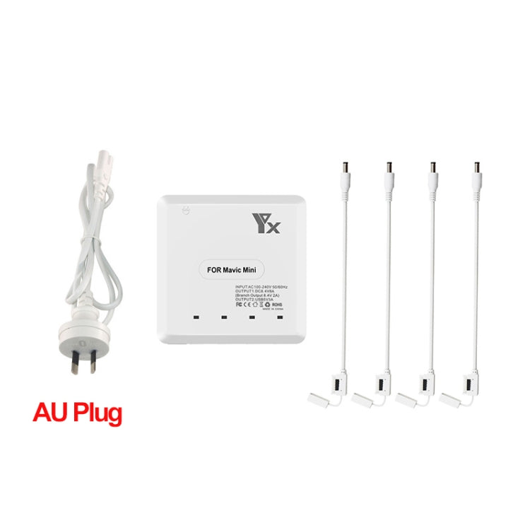 For DJI Mavic Mini Charger Battery USB 6 in 1 Hub Intelligent Battery Controller Charger, Plug Type:AU Plug - Charger by PMC Jewellery | Online Shopping South Africa | PMC Jewellery | Buy Now Pay Later Mobicred