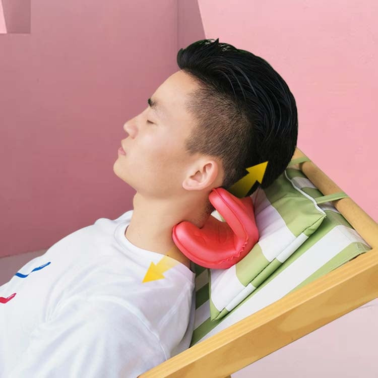 Cervical Spine Pillow Stretching Massager Orthosis Portable Neck Pillow(Gray) - free shipping - PMC TechLife - Order now!