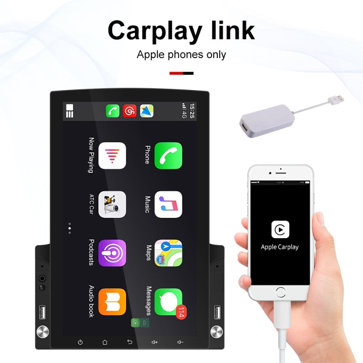 9.7 inch Vertical Screen HD 2.5D Glass Car MP5 Player Android Navigation All-in-one Machine, Specification:Standard - Car MP3 & MP4 & MP5 by PMC Jewellery | Online Shopping South Africa | PMC Jewellery | Buy Now Pay Later Mobicred