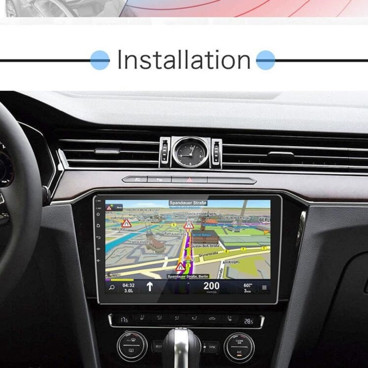 Universal Machine Android Smart Navigation Car Navigation DVD Reversing Video Integrated Machine, Size:9inch 2+16G, Specification:Standard+4 Lights Camera - Car DVD by PMC Jewellery | Online Shopping South Africa | PMC Jewellery | Buy Now Pay Later Mobicred