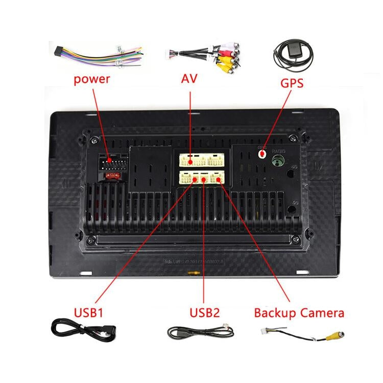 Universal Machine Android Smart Navigation Car Navigation DVD Reversing Video Integrated Machine, Size:10inch 2+16G, Specification:Standard+4 Lights Camera - free shipping - PMC TechLife - Order now!