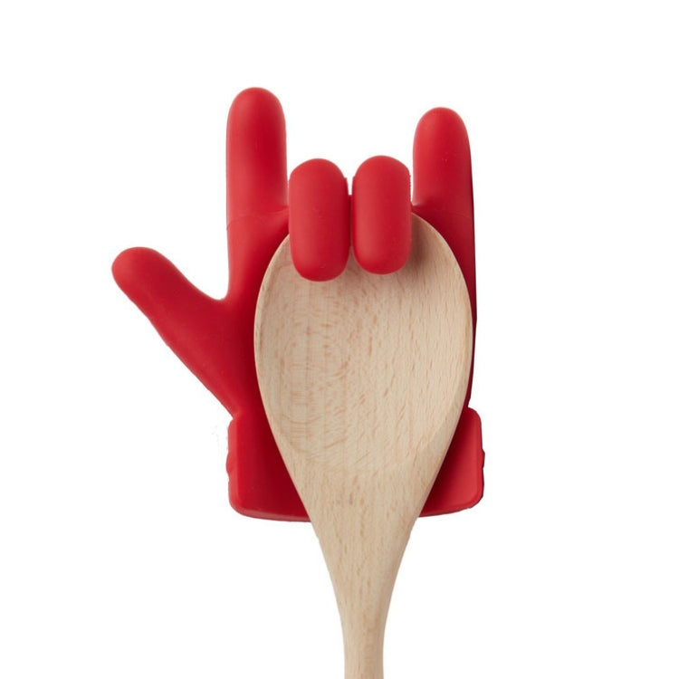 2 PCS Kitchen Silicone Pot Lid Raising Gadget Finger Shaped Pot Lid Spill-proof Raising Spoon Rack - Gadgets by PMC TechLife | Online Shopping South Africa | PMC TechLife | Buy Now Pay Later Mobicred