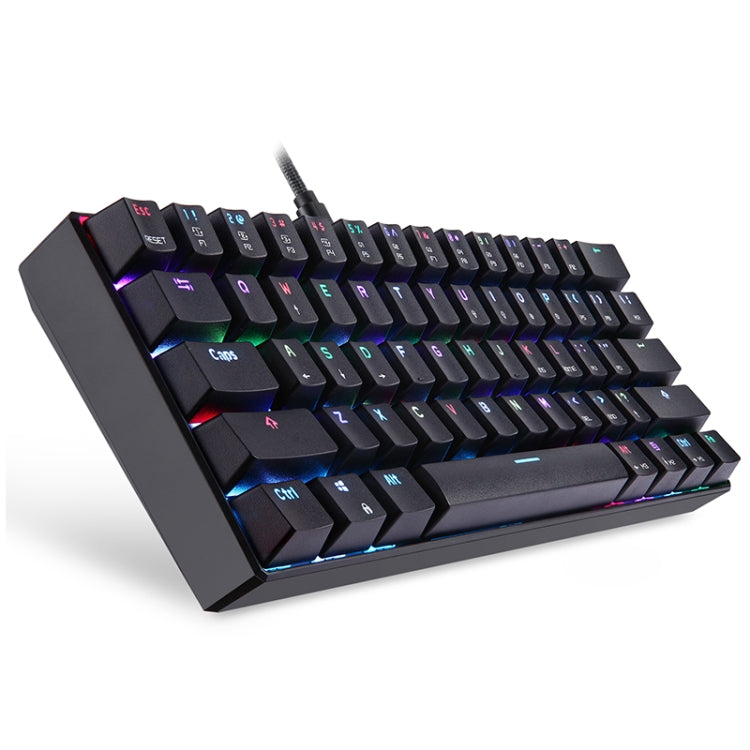 MOTOSPEED CK61 61 Keys  Wired Mechanical Keyboard RGB Backlight with 14 Lighting Effects, Cable Length: 1.5m, Colour: Red Shaft - Wired Keyboard by MOTOSPEED | Online Shopping South Africa | PMC Jewellery | Buy Now Pay Later Mobicred