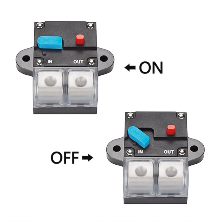 50A Auto Circuit Breaker Car Audio Fuse Holder Power Insurance Automatic Switch(Blue) - free shipping - PMC TechLife - Order now!