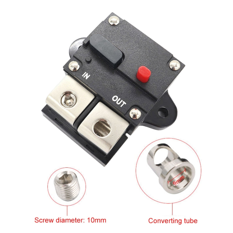 300A Auto Circuit Breaker Car Audio Fuse Holder Power Insurance Automatic Switch(Black) - Fuse by PMC TechLife | Online Shopping South Africa | PMC TechLife | Buy Now Pay Later Mobicred