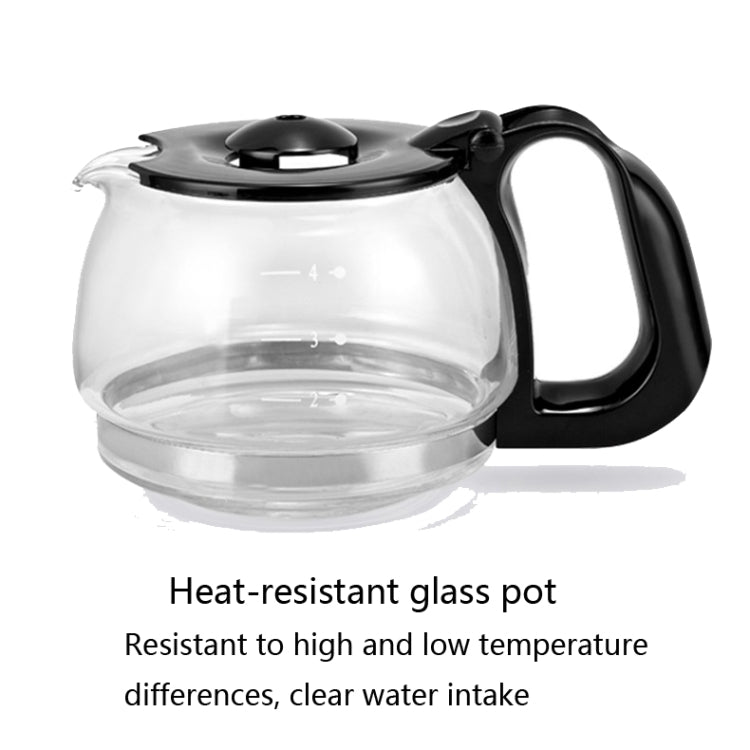 Homezest Household Small Coffee Maker Automatic Mini Drip Coffee Machine, Style:EU Plug(Black) - free shipping - PMC TechLife - Order now!