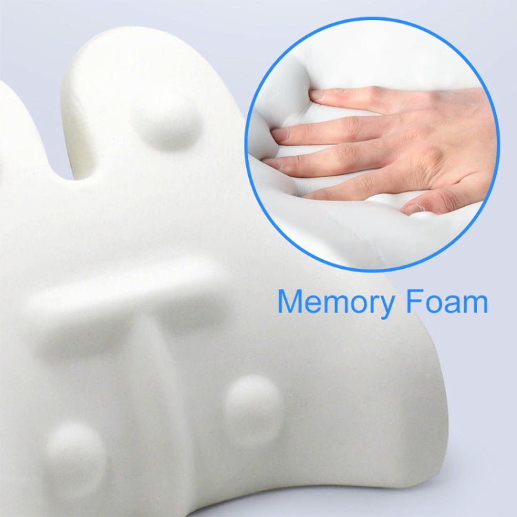 Car Seat Lumbar Support Cushion Memory Foam Office Lumbar Cushion, Size: Bandage(Light Gray) - Seat Accessories by PMC TechLife | Online Shopping South Africa | PMC TechLife | Buy Now Pay Later Mobicred
