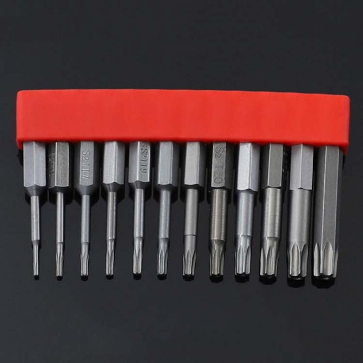 12 PCS / Set Screwdriver Bit With Magnetic S2 Alloy Steel Electric Screwdriver, Specification:1 - Drill & Drill Bits by PMC TechLife | Online Shopping South Africa | PMC TechLife | Buy Now Pay Later Mobicred
