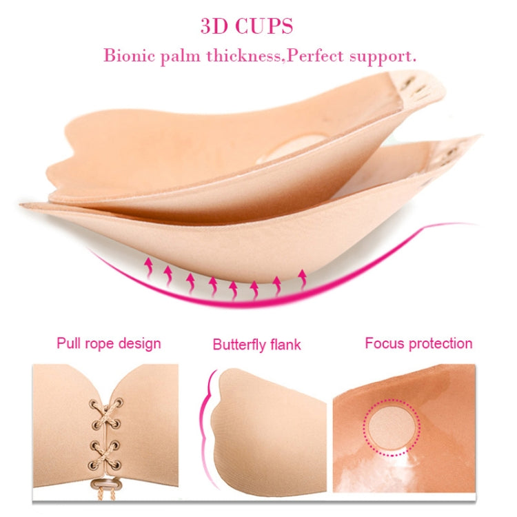 Women Self-Adhesive Strapless Bandage Blackless Solid Bra Silicone Underwear Invisible Bra, Size:M (T Black) - free shipping - PMC TechLife - Order now!