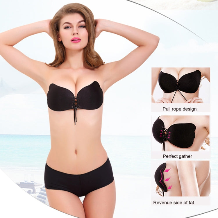 Women Self-Adhesive Strapless Bandage Blackless Solid Bra Silicone Underwear Invisible Bra, Size:M (T Khaki) - free shipping - PMC TechLife - Order now!