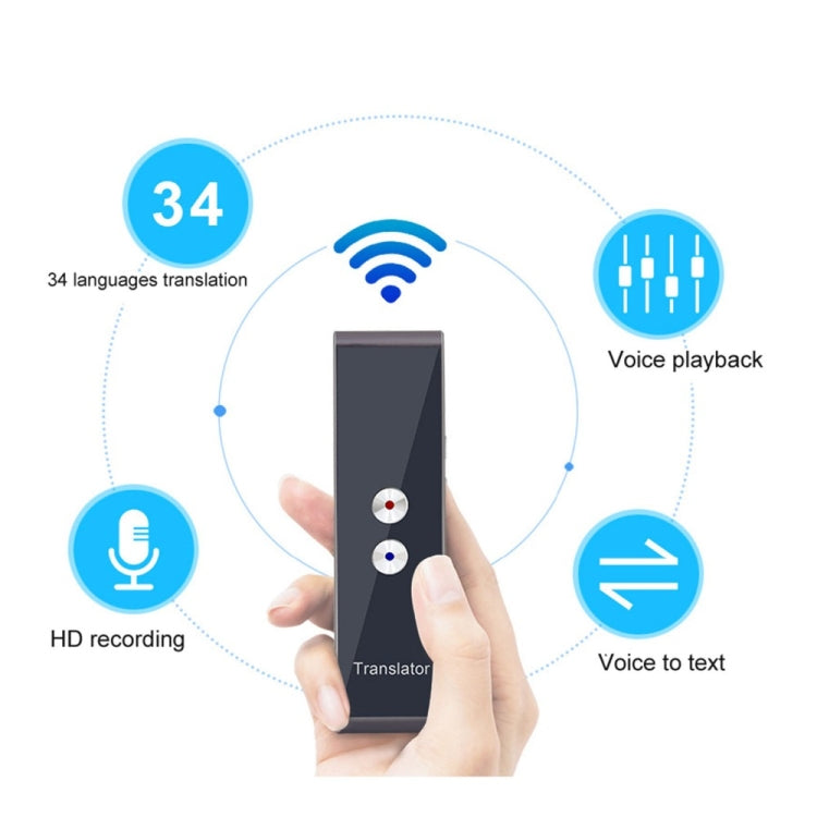 T8 Pocket Language Translator Voice 30 Languages Two Way Real Time Intercom Portable Translator For Personal Learning Travelling Black -  by PMC TechLife | Online Shopping South Africa | PMC TechLife | Buy Now Pay Later Mobicred