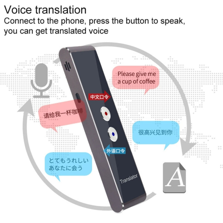T8 Pocket Language Translator Voice 30 Languages Two Way Real Time Intercom Portable Translator For Personal Learning Travelling Black -  by PMC TechLife | Online Shopping South Africa | PMC TechLife | Buy Now Pay Later Mobicred