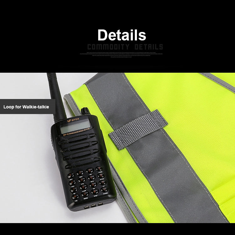 Multi-pockets Safety Vest Reflective Workwear Clothing, Size:L-Chest 118cm(Black) - Reflective Safety Clothing by PMC Jewellery | Online Shopping South Africa | PMC Jewellery | Buy Now Pay Later Mobicred