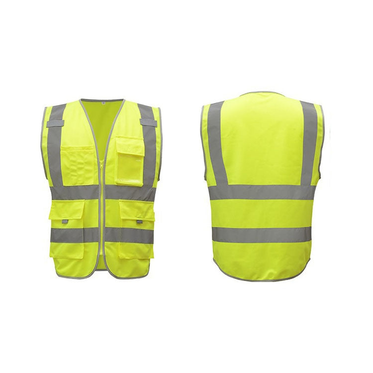 Multi-pockets Safety Vest Reflective Workwear Clothing, Size:M-Chest 112cm(Yellow) - Reflective Safety Clothing by PMC Jewellery | Online Shopping South Africa | PMC Jewellery | Buy Now Pay Later Mobicred