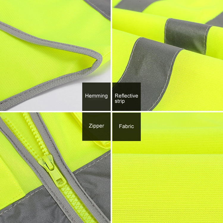 Multi-pockets Safety Vest Reflective Workwear Clothing, Size:M-Chest 112cm(Yellow) - Reflective Safety Clothing by PMC Jewellery | Online Shopping South Africa | PMC Jewellery | Buy Now Pay Later Mobicred