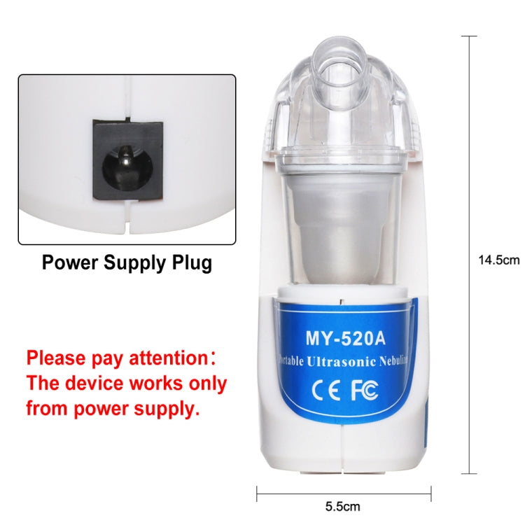 Mini Home Ultrasonic  Atomizer Atomizer Facial Moisturizer for Child Adult(EU plug) - free shipping - PMC TechLife - Order now!