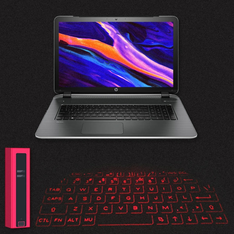 F2 Portable Lipstick Laser Virtual Laser Projection Mouse And Keyboard(Black) - Laser Keyboard by PMC Jewellery | Online Shopping South Africa | PMC Jewellery | Buy Now Pay Later Mobicred
