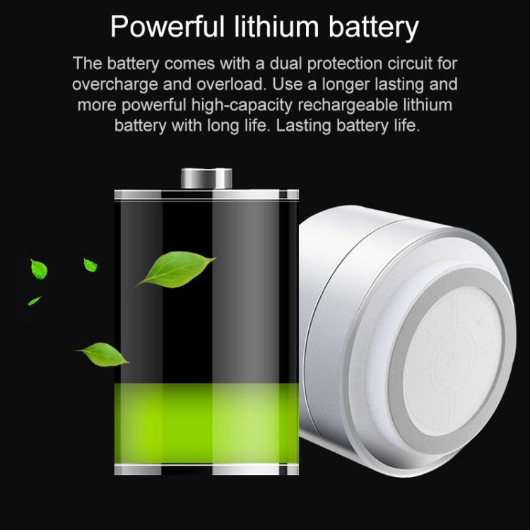 Portable Wireless Bluetooth Speaker Stereo LED Speakers with Built-in Mic MP3 MINI Subwoof Smart Column Loudspeaker(Grey) - Desktop Speaker by PMC TechLife | Online Shopping South Africa | PMC TechLife