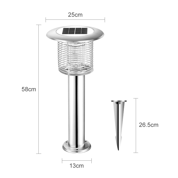 Outdoor Solar Waterproof Mosquito Lamp Mosquito Repellent, Color:TM03 Silver - Outdoor Insect Repellent by PMC Jewellery | Online Shopping South Africa | PMC Jewellery | Buy Now Pay Later Mobicred