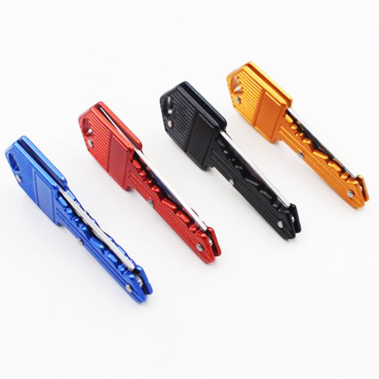 Key Chain Portable Folding Knife Peeler Mini Camping Key-shaped Self-defense Knife - Self-defense Protection by PMC Jewellery | Online Shopping South Africa | PMC Jewellery | Buy Now Pay Later Mobicred