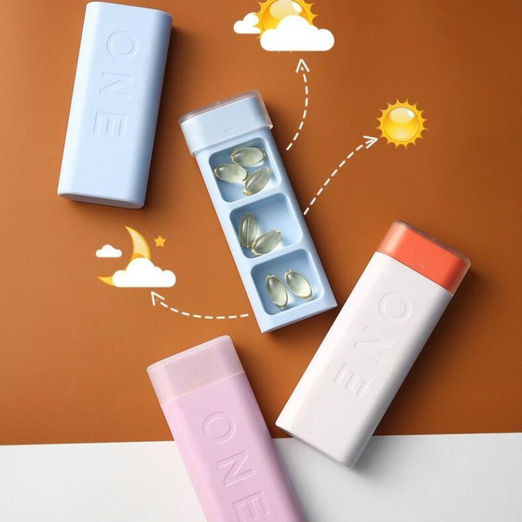 Portable Mini Dispensing Pill Box to Store Pill Sealed Box(Ivory White) - Pill Boxes by PMC TechLife | Online Shopping South Africa | PMC TechLife