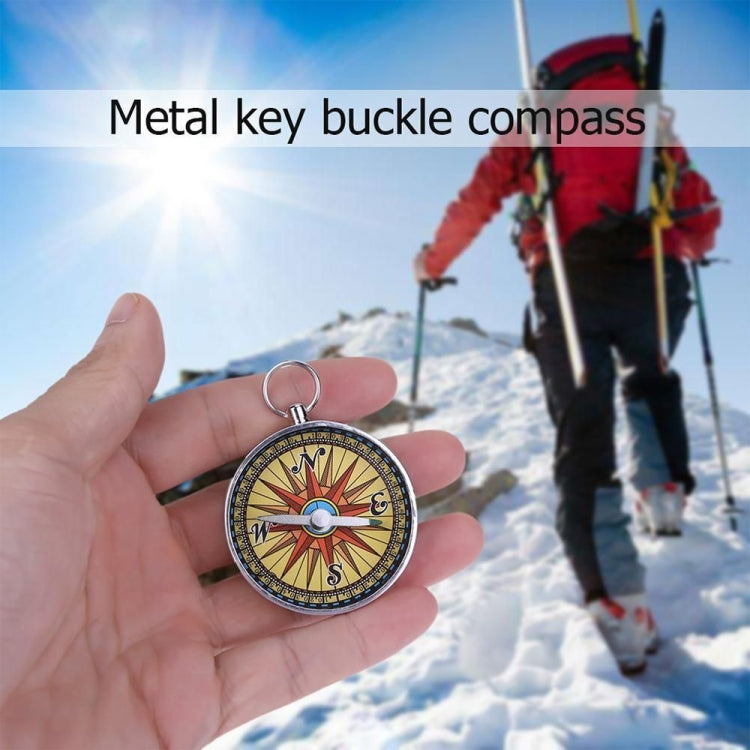 Portable Camping Outdoor Compass Hanging Compass  Backpack Hiking Survival Tools with Key Chain - Hiking Meter by PMC Jewellery | Online Shopping South Africa | PMC Jewellery