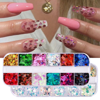 2 PCS Nail Art Butterfly Laser Symphony Sequins, Specification:11 - Nail Stickers by PMC Jewellery | Online Shopping South Africa | PMC Jewellery | Buy Now Pay Later Mobicred