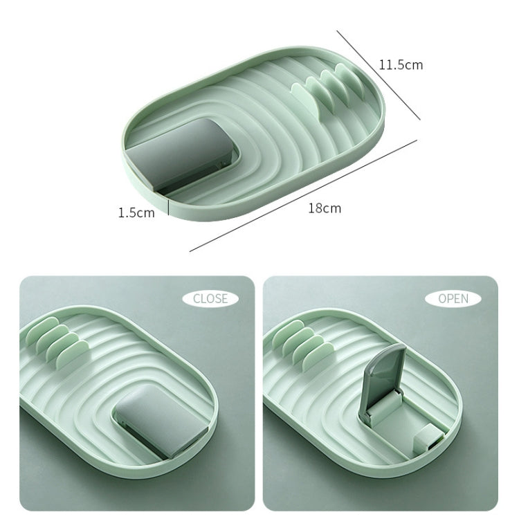 Kitchen Spatula Pot Lid Rack Kitchenware Plastic Storage Rack Random Color Delivery - Shelf by PMC TechLife | Online Shopping South Africa | PMC TechLife | Buy Now Pay Later Mobicred