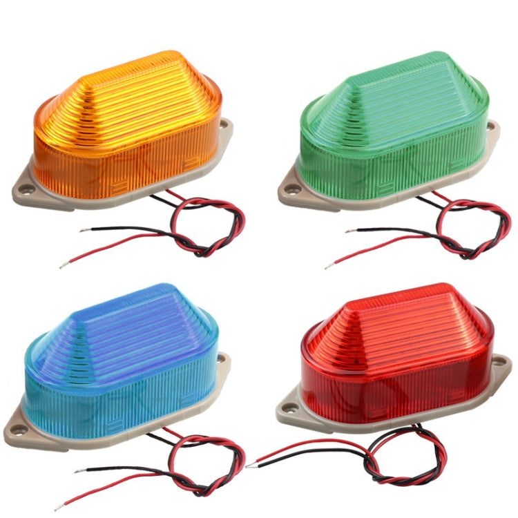 DC24V Led Mini Strobe Signal Warning Light Silent Warning Light(Blue) - Warning Lights by PMC TechLife | Online Shopping South Africa | PMC TechLife | Buy Now Pay Later Mobicred