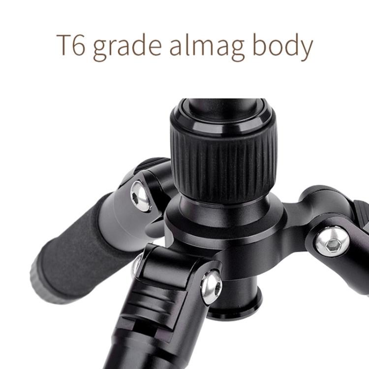 Xiletu FM5S-MINI 5-Section Folding Legs Mini Desktop Tripod Mount(Black) - free shipping - PMC TechLife - Order now!