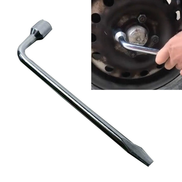L-Type Car Tire Removal Tool Tire Wrench Socket Wrench, Specification: 17mm - Hand Tool Sets by PMC TechLife | Online Shopping South Africa | PMC TechLife | Buy Now Pay Later Mobicred