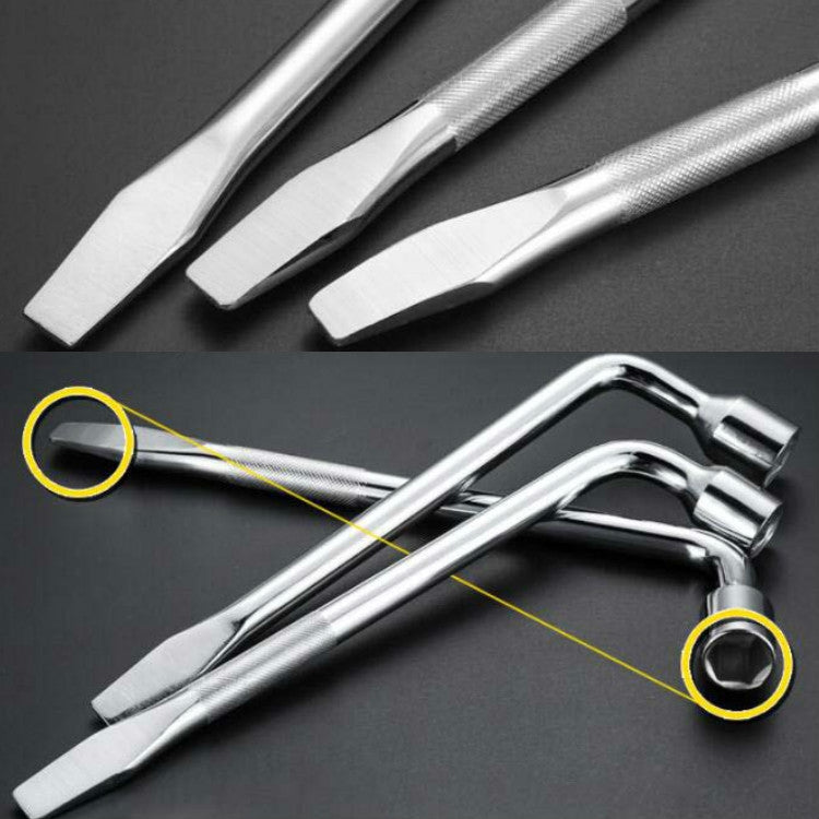 L-Type Car Tire Removal Tool Tire Wrench Socket Wrench, Specification: 23mm - Hand Tool Sets by PMC TechLife | Online Shopping South Africa | PMC TechLife | Buy Now Pay Later Mobicred