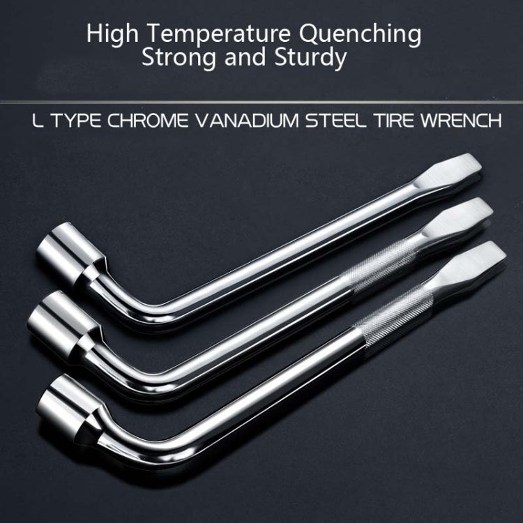 L-Type Car Tire Removal Tool Tire Wrench Socket Wrench, Specification: 24mm - Hand Tool Sets by PMC TechLife | Online Shopping South Africa | PMC TechLife | Buy Now Pay Later Mobicred