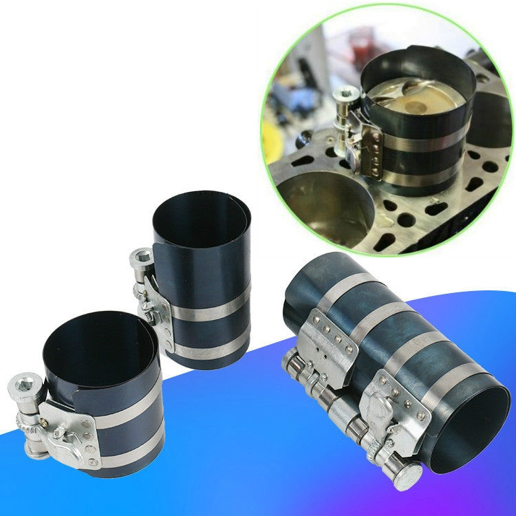 2 PCS Piston Ring Compressor Shrinker Piston Ring Installation Tool Engine Repair Tool, Specification: 4 inch - Engine Fittings by PMC TechLife | Online Shopping South Africa | PMC TechLife | Buy Now Pay Later Mobicred