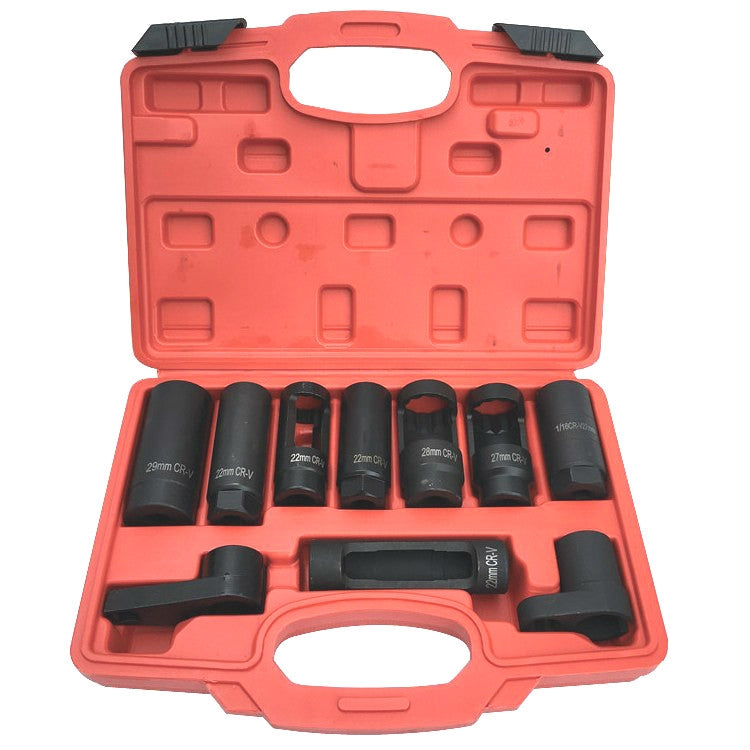 10 In 1 Oxygen Sensor Sleeve Removal Tool Wrench Set - Hand Tool Sets by PMC TechLife | Online Shopping South Africa | PMC TechLife | Buy Now Pay Later Mobicred