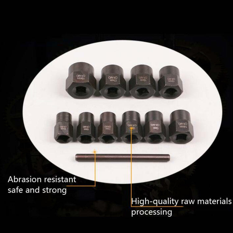 11 In 1 Damaged Nut Removal Tool Anti-Corrosion Sliding Thread Nut Extractor - Hand Tool Sets by PMC TechLife | Online Shopping South Africa | PMC TechLife | Buy Now Pay Later Mobicred