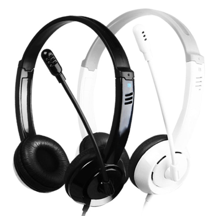 DANYIN DT326 Head-mounted Desktop Computer Children Learning Wire Headset with Microphone, Cable Length:1.8m, Style:3.5mm Two-hole(Black) - Multimedia Headset by Danyin | Online Shopping South Africa | PMC TechLife | Buy Now Pay Later Mobicred