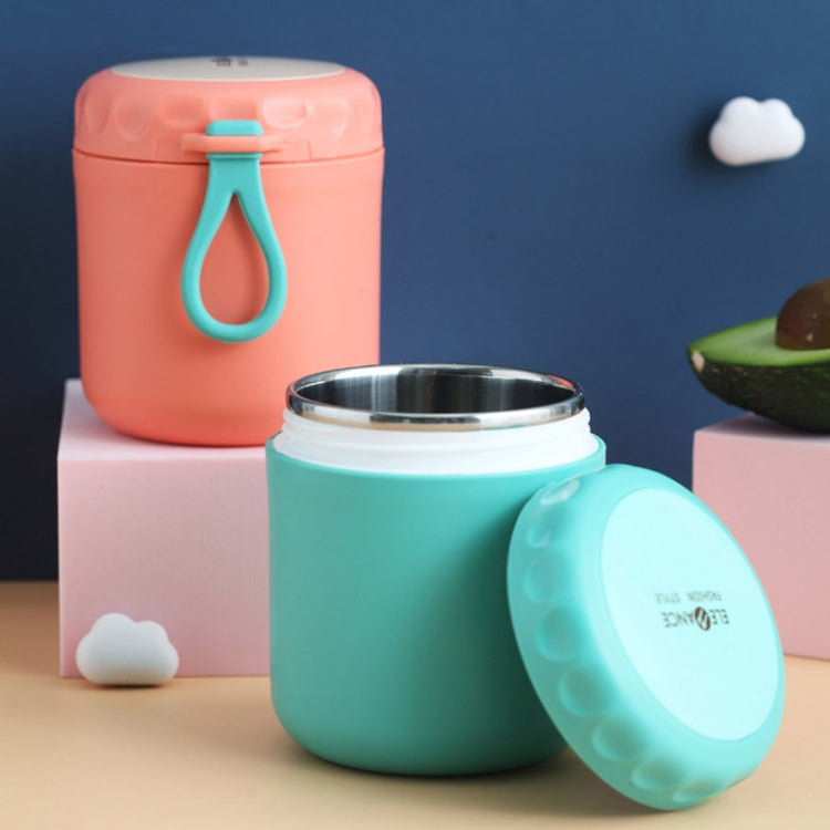 Stainless Steel Soup Cup Soup Pot Lunch Box Portable Thermos Cup(Green) - free shipping - PMC TechLife - Order now!