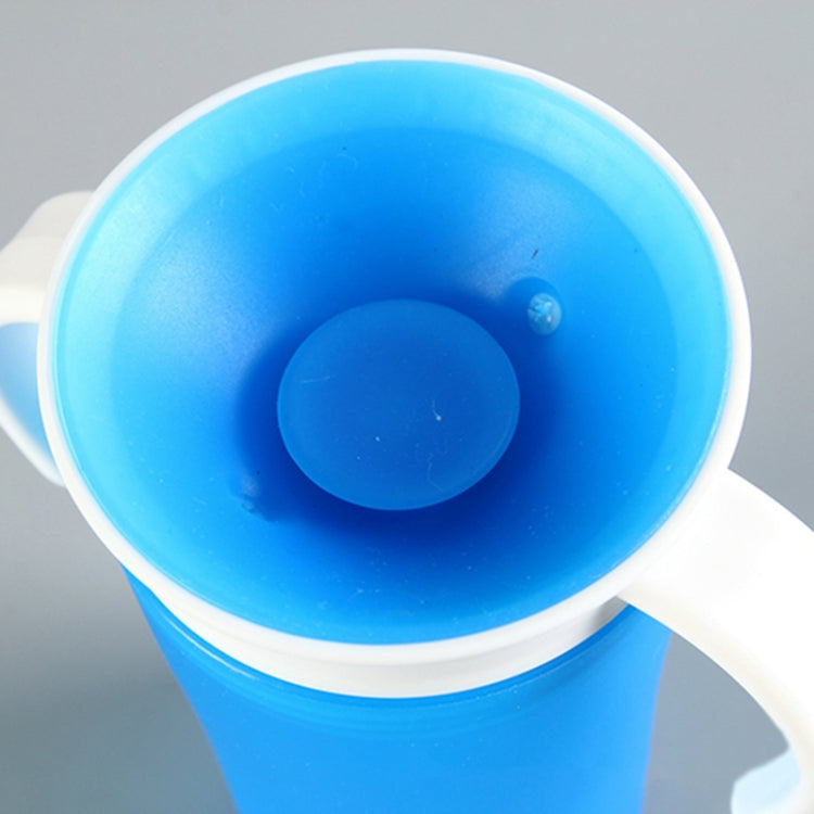 360 Degrees Rotated Baby Learning Drinking Cup With Double Handle Flip(Blue) - free shipping - PMC TechLife - Order now!