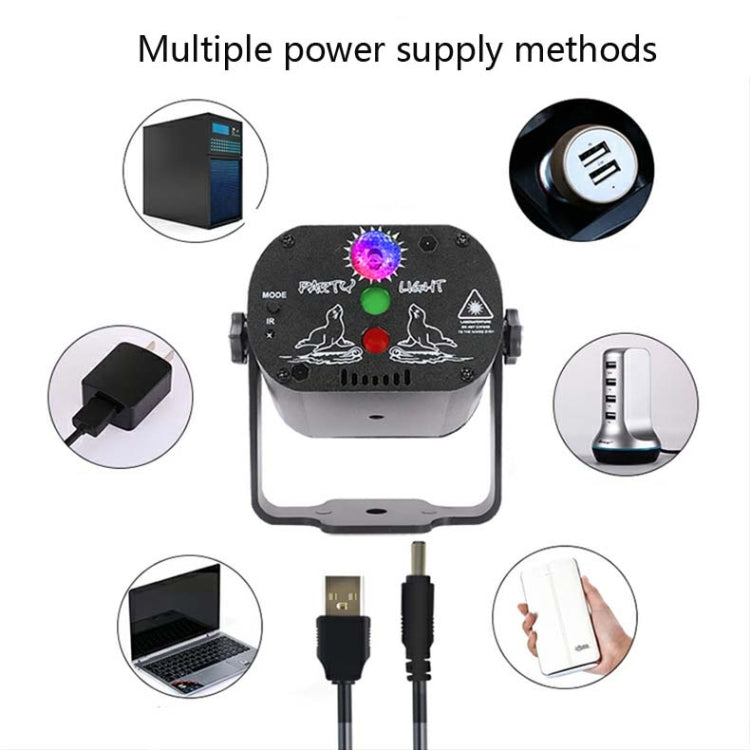 MN-R60 USB Rechargeable Mini Voice-activated Laser Light Christmas Home Entertainment Flash LED Laser Atmosphere Light Stage Light - Stage Lighting by PMc TechLife | Online Shopping South Africa | PMc TechLife | Buy Now Pay Later Mobicred