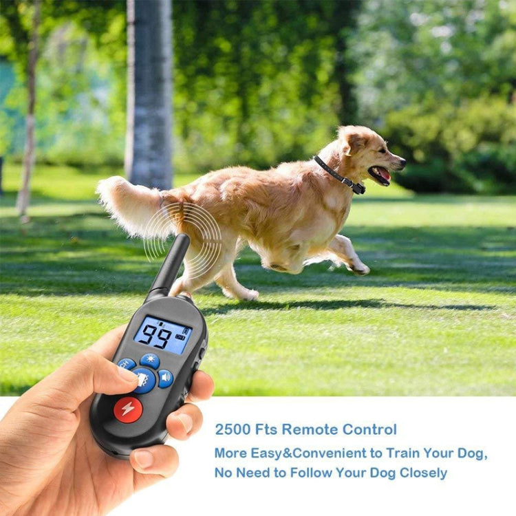 800m Remote Control Electric Shock Bark Stopper Vibration Warning Pet Supplies Electronic Waterproof Collar Dog Training Device, Style:556-2(AU Plug) - free shipping - PMC TechLife - Order now!