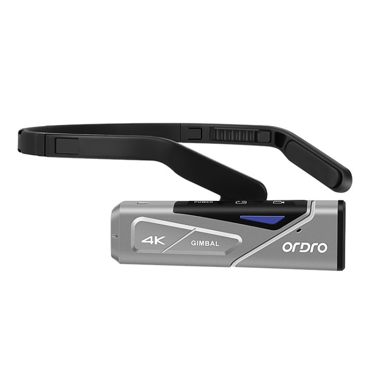 ORDRO EP7 4K Head-Mounted  Auto Focus Live Video Smart Sports Camera, Style:With Remote Control(Silver Black) - Sports Camera by PMC TechLife | Online Shopping South Africa | PMC TechLife | Buy Now Pay Later Mobicred