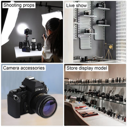 Non-Working Fake Dummy DSLR Camera Model DF Model Room Props Ornaments Display Photo Studio Camera Model Props, Color:Black(Without Hood) - Camera Model by PMC Jewellery | Online Shopping South Africa | PMC Jewellery | Buy Now Pay Later Mobicred