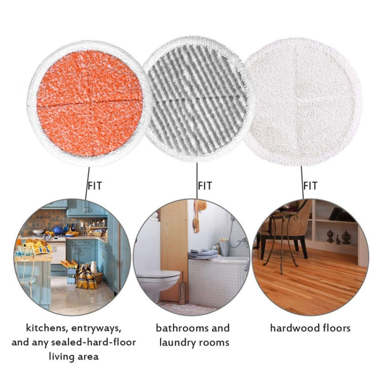 2 PCS Steam Mop Cleaning Replacement Cloth for Bissell 2124/2039A Series(Gray) - free shipping - PMc TechLife - Order now!