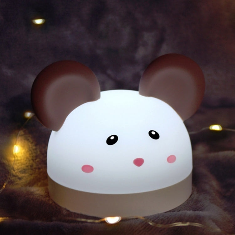 Cute Mouse Silicon Night Light with Electronic Alarm Clock Function Bedside Sleeping Desk Lamp Learning Clock - Night Lights by PMc TechLife | Online Shopping South Africa | PMc TechLife | Buy Now Pay Later Mobicred