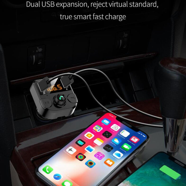 BT36B Car Bluetooth MP3 Music Player Car FM Transmitter Phone Hands-Free(Black Standard) - free shipping - PMC Jewellery - Order now!